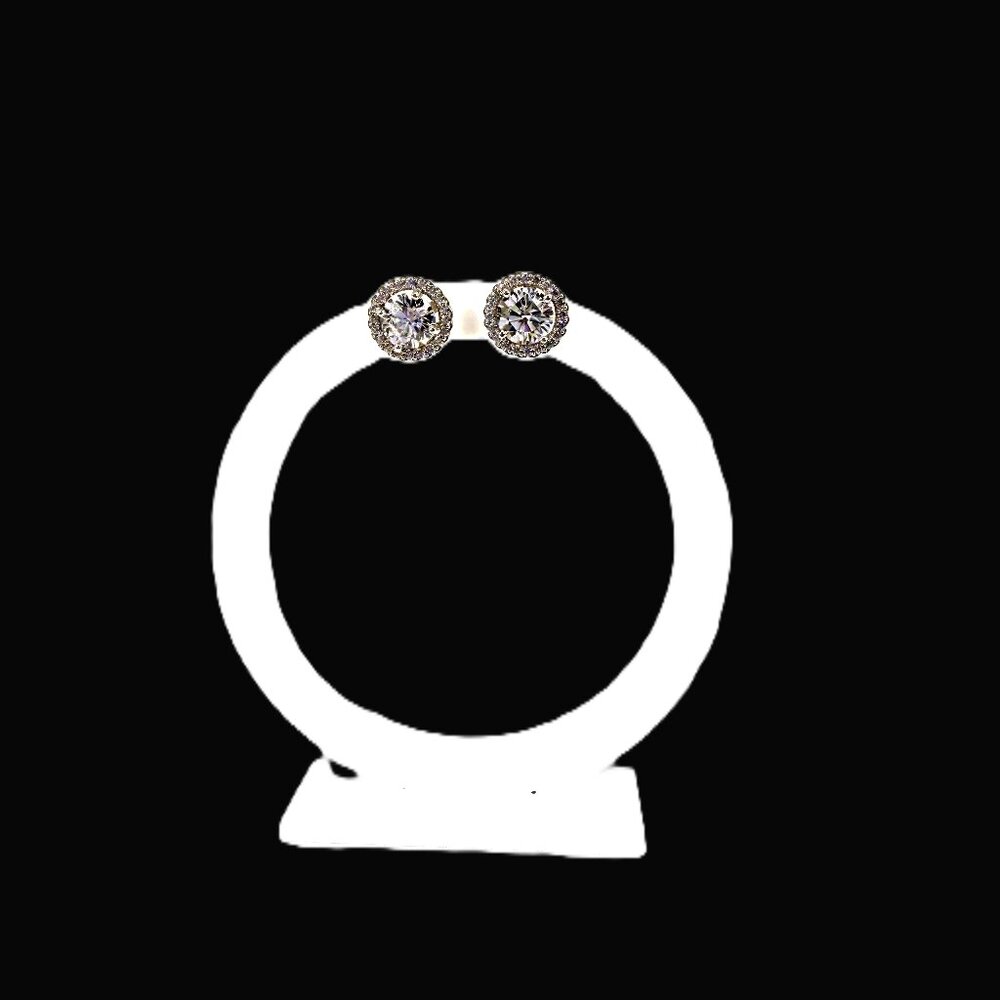 925SS CZ 2 CT Studs